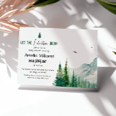 Invitation Baby Shower Aventure de Verdure Rustique