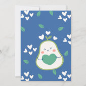 Invitation Baby shower Avocado, Baby Boy (Dos)