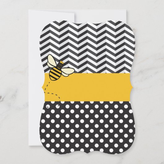 Invitation Baby shower Ba-Bee | King/Queen Bee (Dos)