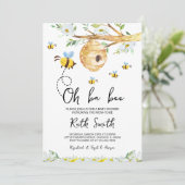 Invitation Baby shower BaBee (Debout devant)