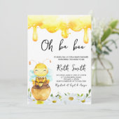 Invitation Baby shower BaBee (Debout devant)