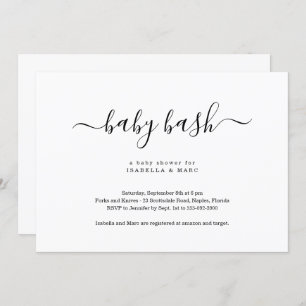 Invitation Baby shower Baby Bash