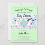 Invitation Baby shower Baby Bundle (Devant)