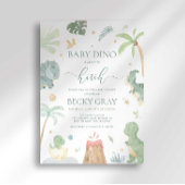 Invitation Baby shower Baby Dino