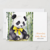 Invitation Baby shower Baby Panda (Dos)