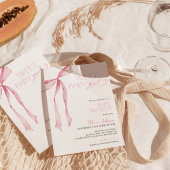 Invitation Baby shower, Baby shower de fille rose