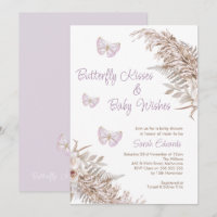 Baby shower Baisers floraux Lavender Boho