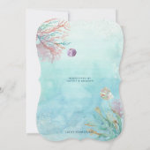 Invitation Baby shower baleine (Dos)