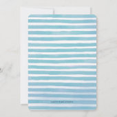 Invitation Baby shower baleine (Dos)