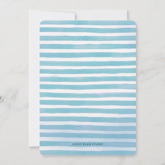 Invitation Baby shower baleine (Dos)