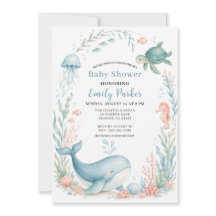 Baby Shower Baleine Sous les Mers