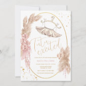 Invitation Baby shower Ballerina Tutu (Devant)