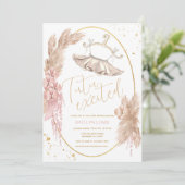 Invitation Baby shower Ballerina Tutu (Debout devant)