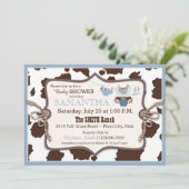 Invitation Baby shower Bandanna Jumper (Debout devant)