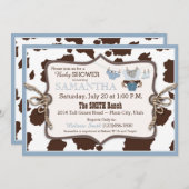 Invitation Baby shower Bandanna Jumper (Devant / Derrière)