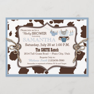Invitation Baby shower Bandanna Jumper