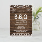 Invitation Baby shower barbecue - Baby shower Baby (Debout devant)