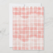 Invitation Baby shower barbecue bébé barbecue Grill Aquarelle (Dos)