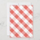 Invitation Baby shower barbecue coloré Baby-Q (Dos)