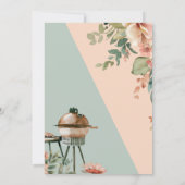 Invitation Baby shower barbecue Neutre hommes-femmes (Dos)