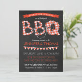 Invitation Baby shower BBQ (Debout devant)