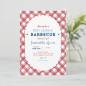 Invitation Baby shower BBQ (Debout devant)