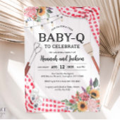 Invitation Baby shower BBQ Baby shower BabyQ
