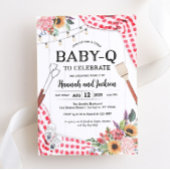 Invitation Baby shower BBQ Baby shower BabyQ