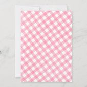 Invitation Baby shower BBQ Burger Rose (Dos)