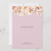 Invitation Baby shower BBQ Lavender Floral Fall Baby-Q (Dos)