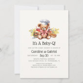 Invitation Baby Shower BBQ pour couples (Devant)