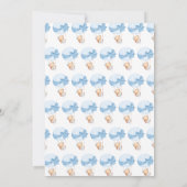 Invitation Baby shower Bearly Wait Blue Balloon Boy (Dos)