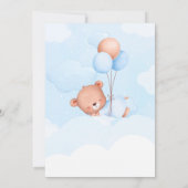 Invitation Baby shower Bearly Wait Boy (Dos)