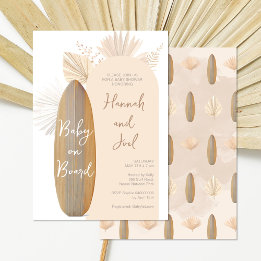 Invitation Baby shower bébé à bord