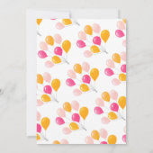 Invitation Baby shower bébé bébé de l'ours en peluche (Dos)