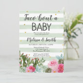 Invitation Baby shower bébé de Taco Bout (Debout devant)