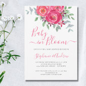 Invitation Baby shower bébé en fleurs Couples