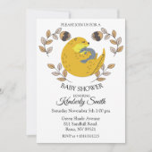 Invitation Baby shower Bébé mignon Otter (Devant)