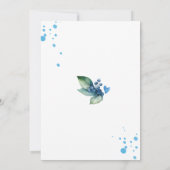 Invitation Baby shower Berry Sweet Blueberry (Dos)