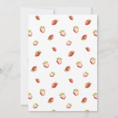 Invitation Baby shower Berry Sweet Strawberry (Dos)