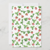 Invitation Baby shower Berry Sweet Strawberry (Dos)