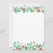 Invitation Baby shower Berry Sweet Strawberry (Dos)