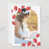 Invitation Baby shower Berry Sweet Strawberry (Dos)