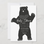 Invitation Baby shower Big Bear (Devant)