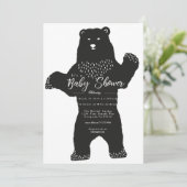 Invitation Baby shower Big Bear (Debout devant)