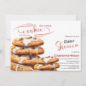 Invitation Baby Shower Biscuit Mignon (Devant)