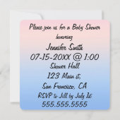Invitation Baby shower Black Twin Girls (Dos)