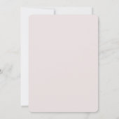 Invitation Baby shower blanc Hydrangea Eucalyptus Blush (Dos)