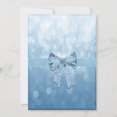 Invitation Baby shower bleu (Dos)