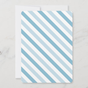Invitation Baby shower Bleu Chic
